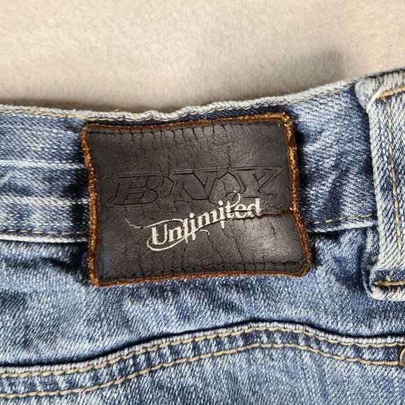 BNY‎ Unlimited Women's Jeans Size 30 (30x31) Blue Denim Mid Rise - Picture 7 of 11